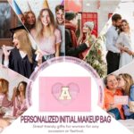 2PCS Makeup Bags Teen Girl Gifts Trendy Stuff - Personalized Christmas Gifts for Women - Stocking Stuffers for Teen Girls - Cosmetic Bag for Travel Toiletry - 11 12 13 14 15 16 Years Old Gift - Pink A - Image 6
