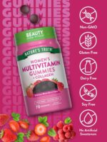 Nature's Truth Womens Multivitamin Gummies Plus Collagen & Biotin | 70 Count | Non-GMO & Gluten Free Supplement - Image 4