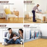 Yes4All EVA Interlocking Mats, Puzzle Floor Tiles, Foam Floor Padding with Border for Furniture, Home Space, Living Room, Garage 11,22,32 SQFT - Image 6
