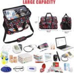 Nurse Rolling Medical Duffle Bag Work Nursing School College Student Must Have Clinical Home Health Cna Nr Gifts Carry On Bag with Wheels Doctor Emt Ems Healthcare Equipment Homecare Physician (Nurse) - Image 7