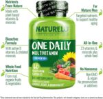 NATURELO Mens Multivitamins for Men 50+ - One Daily Multivitamin for Men with Vitamins, Minerals & Organic Whole Foods, Boost Energy & Health, Non-GMO, 60 Vegetarian Capsules - Image 3