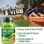 NATURELO Mens Multivitamins for Men 50+ - One Daily Multivitamin for Men with Vitamins, Minerals & Organic Whole Foods, Boost Energy & Health, Non-GMO, 60 Vegetarian Capsules - Image 6